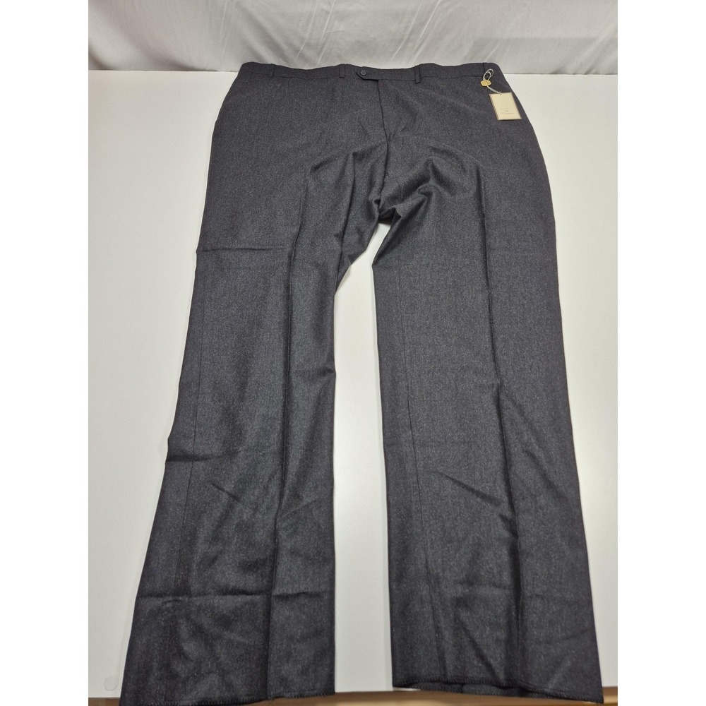 Peerless Couture International Dress Pants Men's 50x36 Gray Wool Pleated NWT